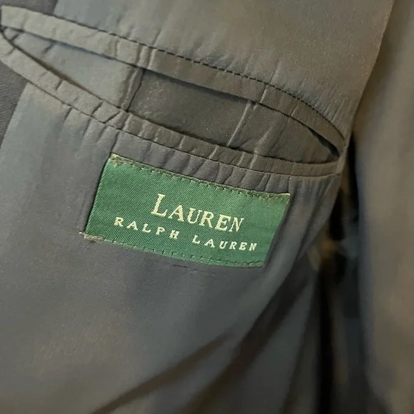 Lauren Ralph Lauren black blazer (green label) - Picture 4 of 6
